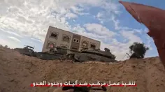 فیلم جالبی از درگیری از فاصله صفر شبه‌نظامیان حماس در حوم