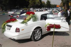 زیباترین ماشین عروس در اصفهان (پشت)