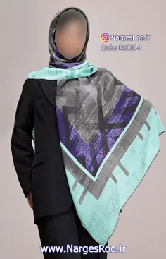 روسری گارزا ژاکارد – دور دست دوز – در 6 رنگ