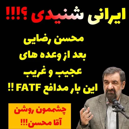 محسن رضایی مدافع FATF