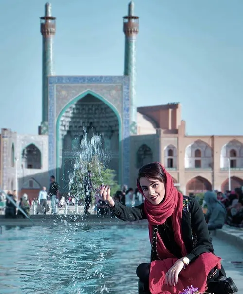 نمای زیبایی از میدون امام اصفهان نصف جهان