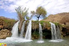 آبشارهای آرپناه در لالی استان خوزستان