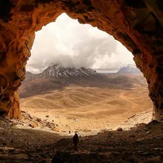 #غار_ایوب یکی از غارهای استان#کرمان بر روی کوه ایوب در جن