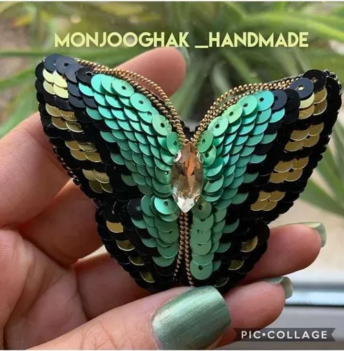 آدرس اینستاگرام:@monjooghak handmade جواهردوزی دستسازه گل