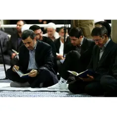 حضور دکتر احمدی نژاد در مراسم بزرگداشت جان‌باختگان فاجعه‌