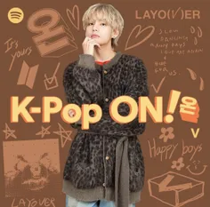 آپدیت یوتیوب Kpop ON Spotify همراه با تهیونگ: