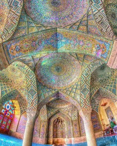 شاهکار معماری عارفانه ایرانی با ترکیب رنگ بی نظیر  #مسجد_