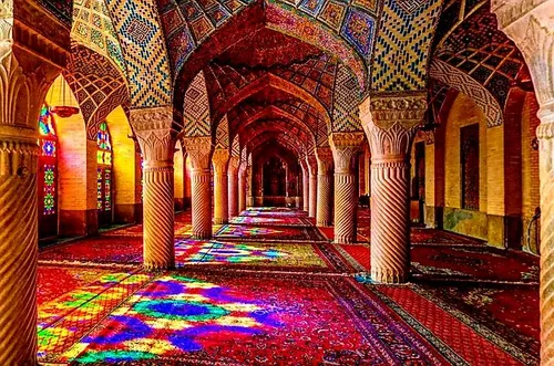 مسجد نصیر الملک شیراز هنر ایرانی مسجد هنر ایرانی اسلامی م