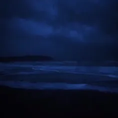 دریا در شب 💙🖤