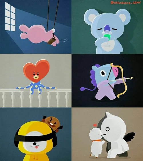 اگه گفتین این bt21مال کدوم موزیک ویدیوbts؟