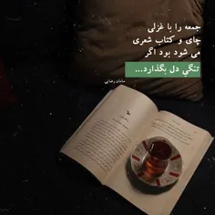 جمعه را با غزلی
چای و کتاب شعری
مییشود بود،اگر
تنگی دل،بگذارد