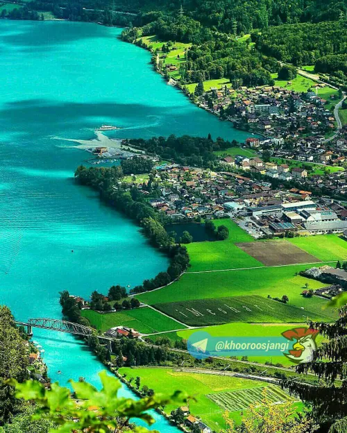 شهر زیبای بویگن در سوئیس با مناظری دیدنی