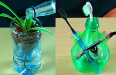 #ایده ساخت #کاردستی با بطری پلاستیکی 😍