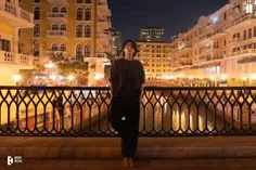 عکس‌های منتشر شده از جونگکوک در قطر توسط ناور 🐰   