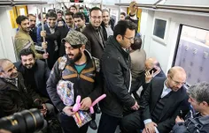 ‏دستفروشی در مترو مقابل چشمان شهردار و رئیس شورای