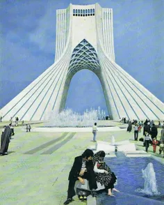 تصویری قدیمی از میدان شهیاد ( آزادی کنونی ) در دهه ۵۰ خور