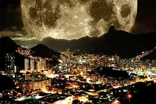 نزدیک شدن ماه به برزیل