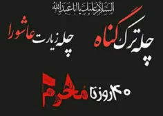 40 روز تا محرم امام حسین ع. بیایید با هم چله بگیریم برای 