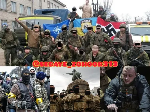 ⚠️ تصویر جنجالی فرمانده اوکراینی با نشان گروهک داعش