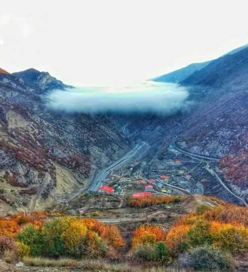 تصویر بسیار زیبا از روستای گدوک مازندران