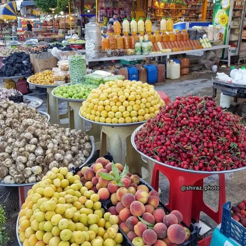 تنوع محصولات رنگارنگ در دشت ارژن فارس 😍😋