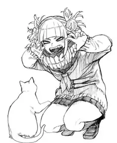 Drawing of toga himiko