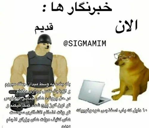 خبر نگار 🗿🗿🗿به سیگما بپیوندید 🗿🗿💪💪