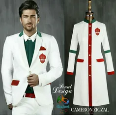 لباس نهایی طراحی شده برای کاروان ایران در المپیک 2016 ریو