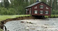 سیل و رانش زمین در سوئد
