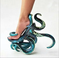 #کفش مدل اختاپوس!!!! اخه کی میتونه با این راه بره؟!!🙈 