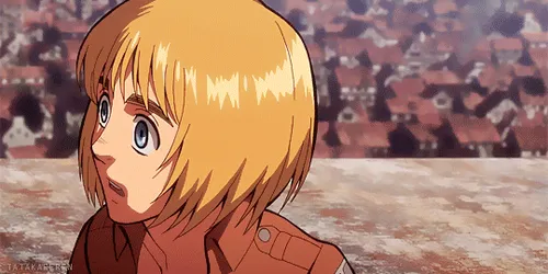 gif💥 erearu😌 😭 eremin🍃 🍁 Eren jaeger💚 armin arlert💙 shing