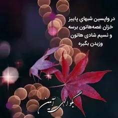 #پاییز داره به نقطه پایانش میرسه 