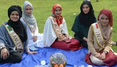 چهارمین دوره مسابقه ملکه زیبایی زنان مسلمان در اندونزی آغ