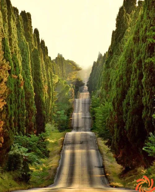 تصویری زیبا از توسکانی واقع در ایتالیا