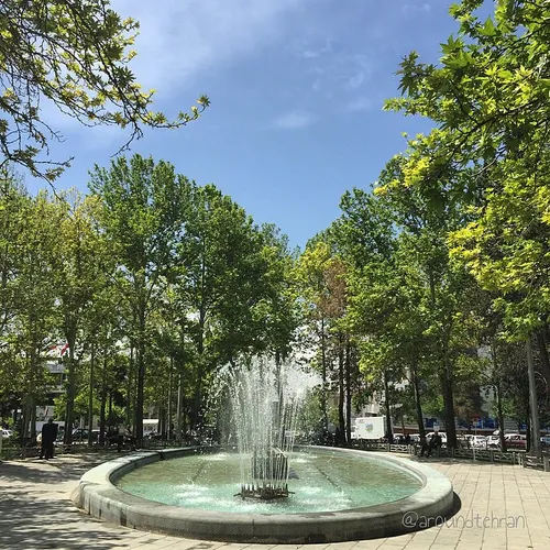 The park and the fountain at the 3rd sq, Tehranpars, east