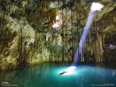 محل غسل تعمید در غار آهکی Sacred Waters
