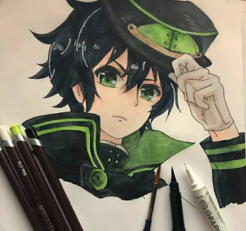 Draw yuichiro hyakuya