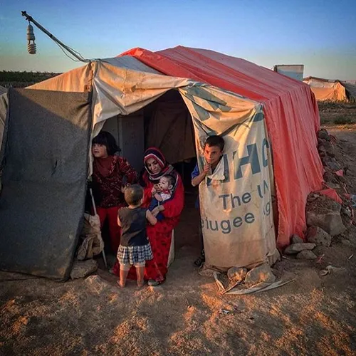 A Syrian refugee women who babysits children for one Jord