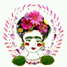 #هنرنمایی با گل‌های پرپر شده 