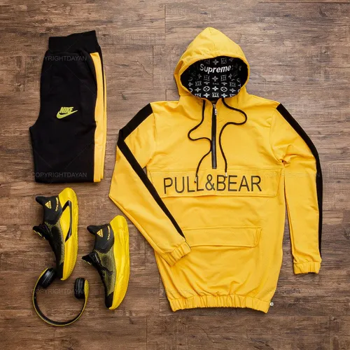 ست سویشرت و شلوار مردانه Pull & Bear مدل 11486