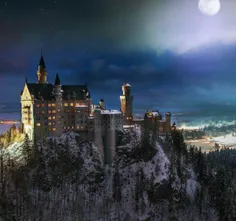 "نوش‌وانشتاین" در آلمان، قلعه‌ای زیبا و افسون کننده در می