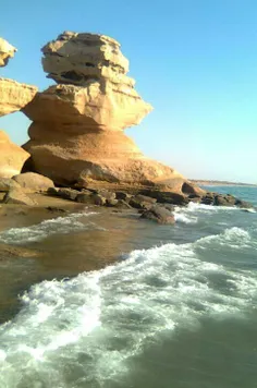 تصویری از منظره ساحل امام حسن