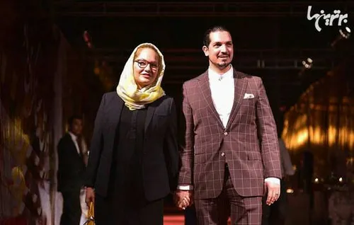 مهناز افشار و همسرش در جشن ملی سینما