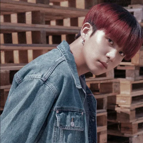 this red boy has beautiful hair❤✨