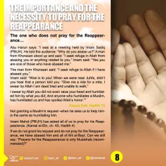 #The_importance_and_the_necessity_to_pray_for_the_Reappea