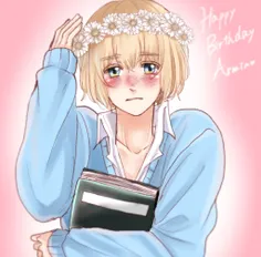 #アルミン🌊 🍃  #Happy_Birthday🎂 🎉 👑 💙  #armin_arlert