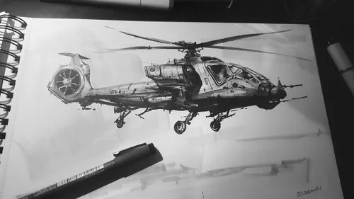 copics drawing exercise f16 falcon ink military picofthed