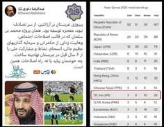 در حالی که رتبه کاروان ورزشی ایران در بازی‌های آسیایی تک 