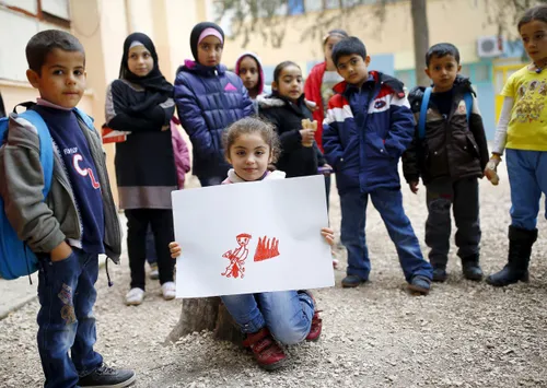 کودکان جنگزده سوری از خانه و کاشانه میگویند.