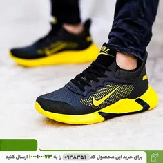 کفش مردانه nike مدل adrian (مشکی زرد)